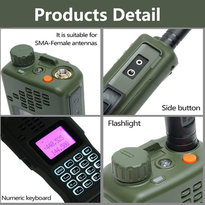 Ham Radio Baofeng AR-152 10W Long Range Two Way Radio Portable Rechargeable Military Grade Ham Radio Handheld Baofeng Walkie Talkie with Programming Cable