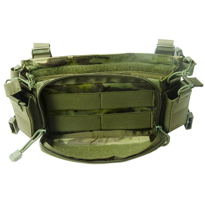 D3 Tactical Chest Rig Vest CRM H Harness M4 5.56 Magazine Insert Flatback Integratable Hunting Accessories 500D Nylon