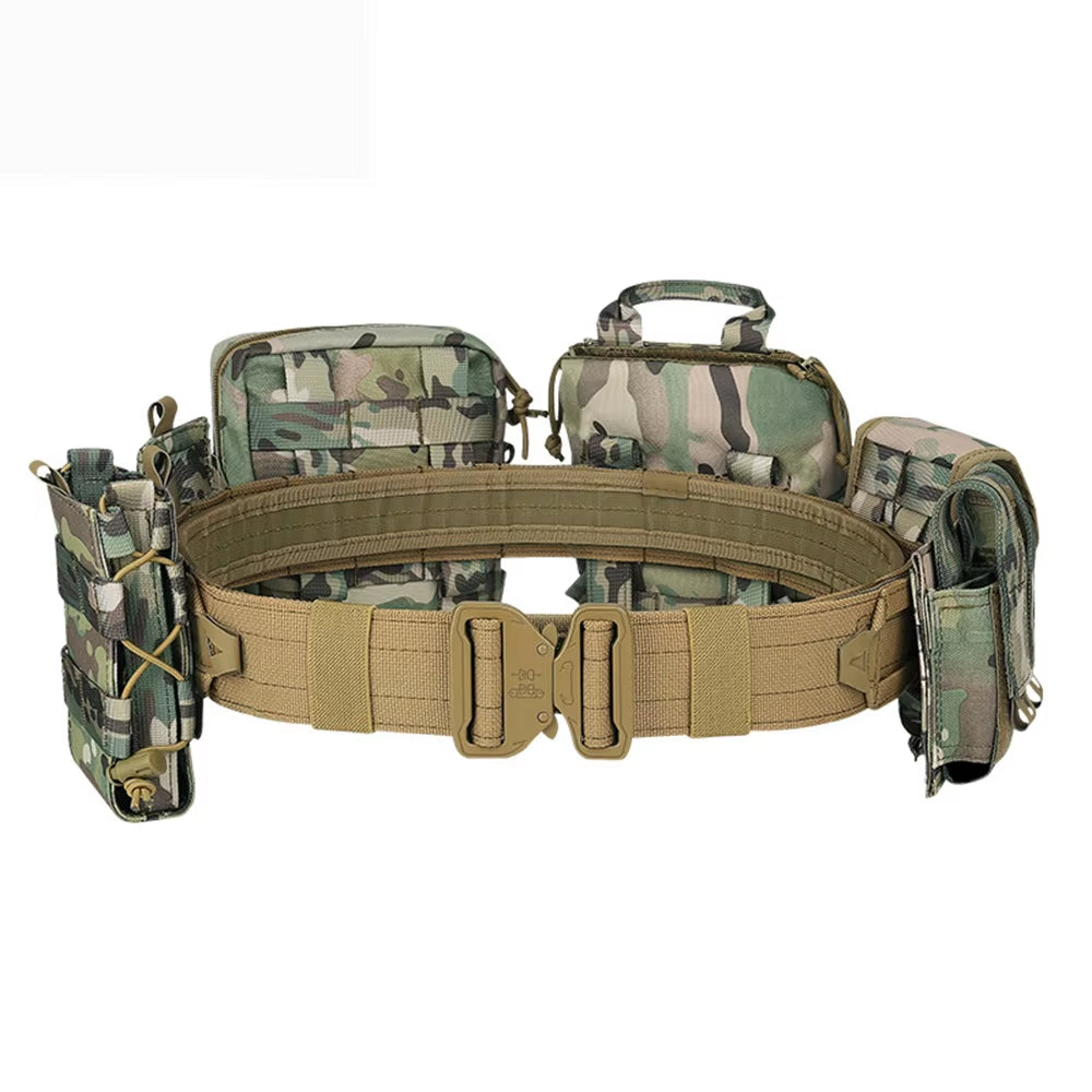 Yakeda Polyester Tactical Belt Outdoor Training Use CP Mag Pouch Hunting Accessories Tactical Belt Duty Belt