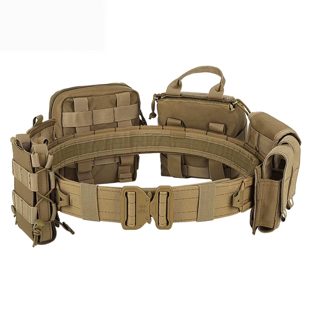 Yakeda Polyester Tactical Belt Outdoor Training Use CP Mag Pouch Hunting Accessories Tactical Belt Duty Belt