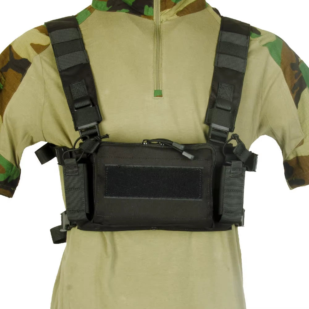 D3 Tactical Chest Rig Vest CRM H Harness M4 5.56 Magazine Insert Flatback Integratable Hunting Accessories 500D Nylon