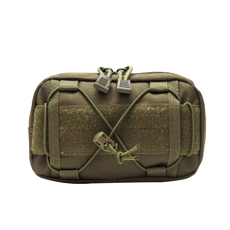 Molle Horizontal Admin Tactical Bag Compact 1000D Utility Edc Tool Gear Gadget Waist Bag Organizer Caming Molle Pouch