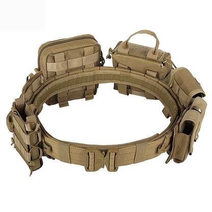 Yakeda Polyester Tactical Belt Outdoor Training Use CP Mag Pouch Hunting Accessories Tactical Belt Duty Belt