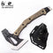 HX Tactical Engineer Axe Rescue Camp Artillery Fire Rescue Axe Hammer Survival Firefighter Camping Supplies Axe Tomahawk