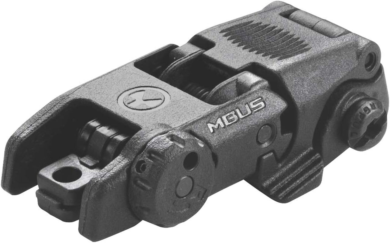 MBUS Flip-Up Backup Sights, Black, Rear Sight