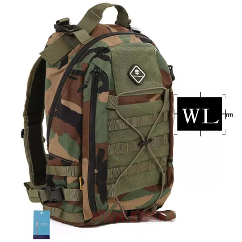 Tactical Backpack Assault Backpack Removable Operator Pack Travelling Modular Pack Tactical Bag Multi-Camo EM5818