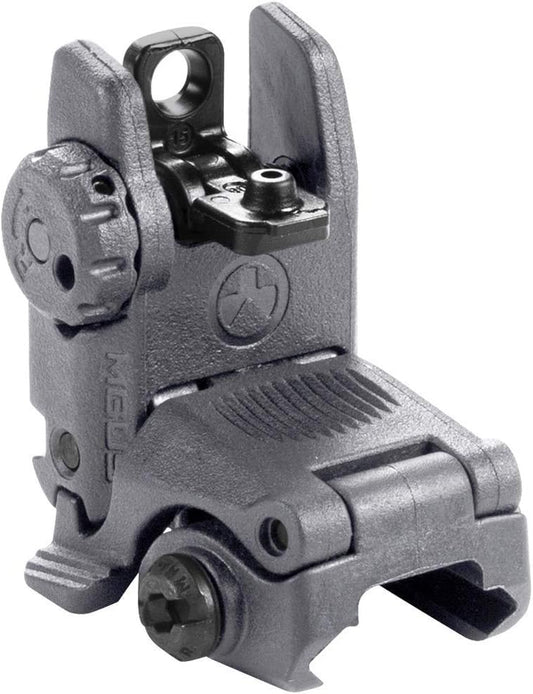 MBUS Flip-Up Backup Sights, Black, Rear Sight