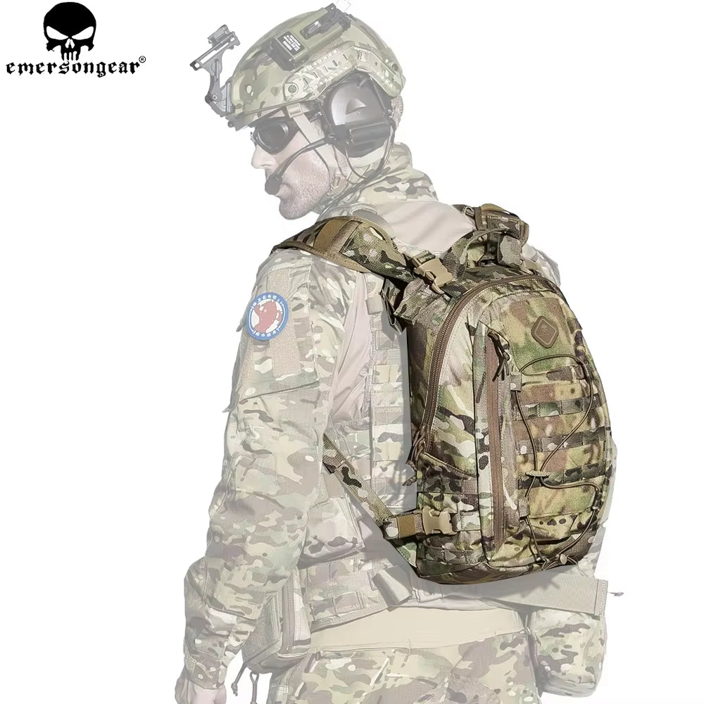 Tactical Backpack Assault Backpack Removable Operator Pack Travelling Modular Pack Tactical Bag Multi-Camo EM5818