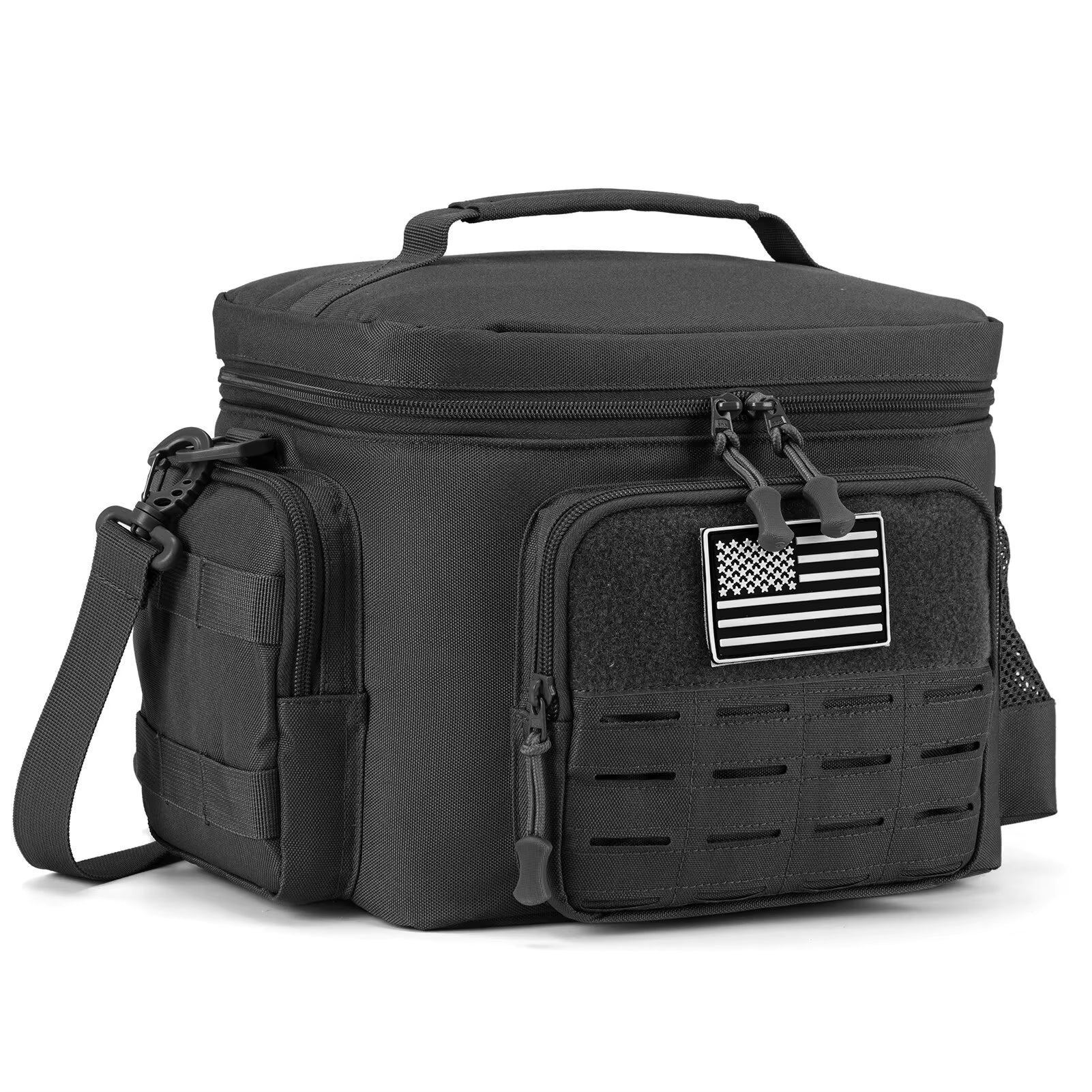 Tactical Lunch Box for Men Outdoor Heavy Duty Lunch Bag Work Leakproof Insulated Durable Thermal Cooler Bag Meal Camping Picnic