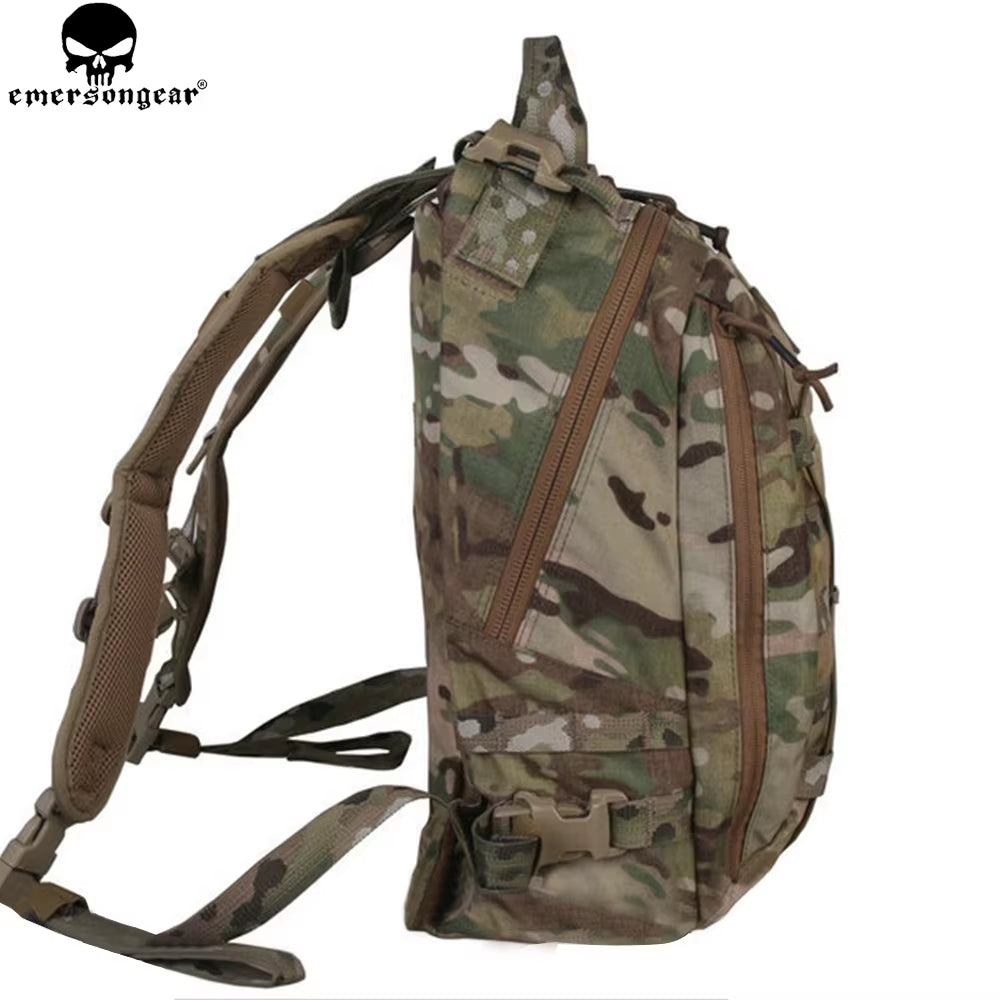 Tactical Backpack Assault Backpack Removable Operator Pack Travelling Modular Pack Tactical Bag Multi-Camo EM5818