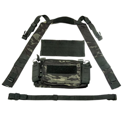 D3 Tactical Chest Rig Vest CRM H Harness M4 5.56 Magazine Insert Flatback Integratable Hunting Accessories 500D Nylon