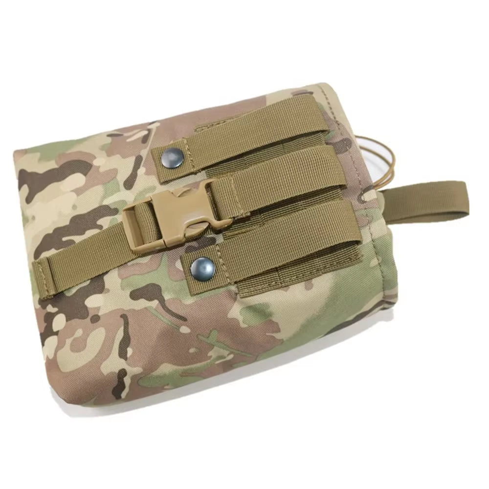 Molle Tactical Recycling Pouch Multi Functional Foldable Camo Belt Waistpack Outdoor Camping Hunting Accessories