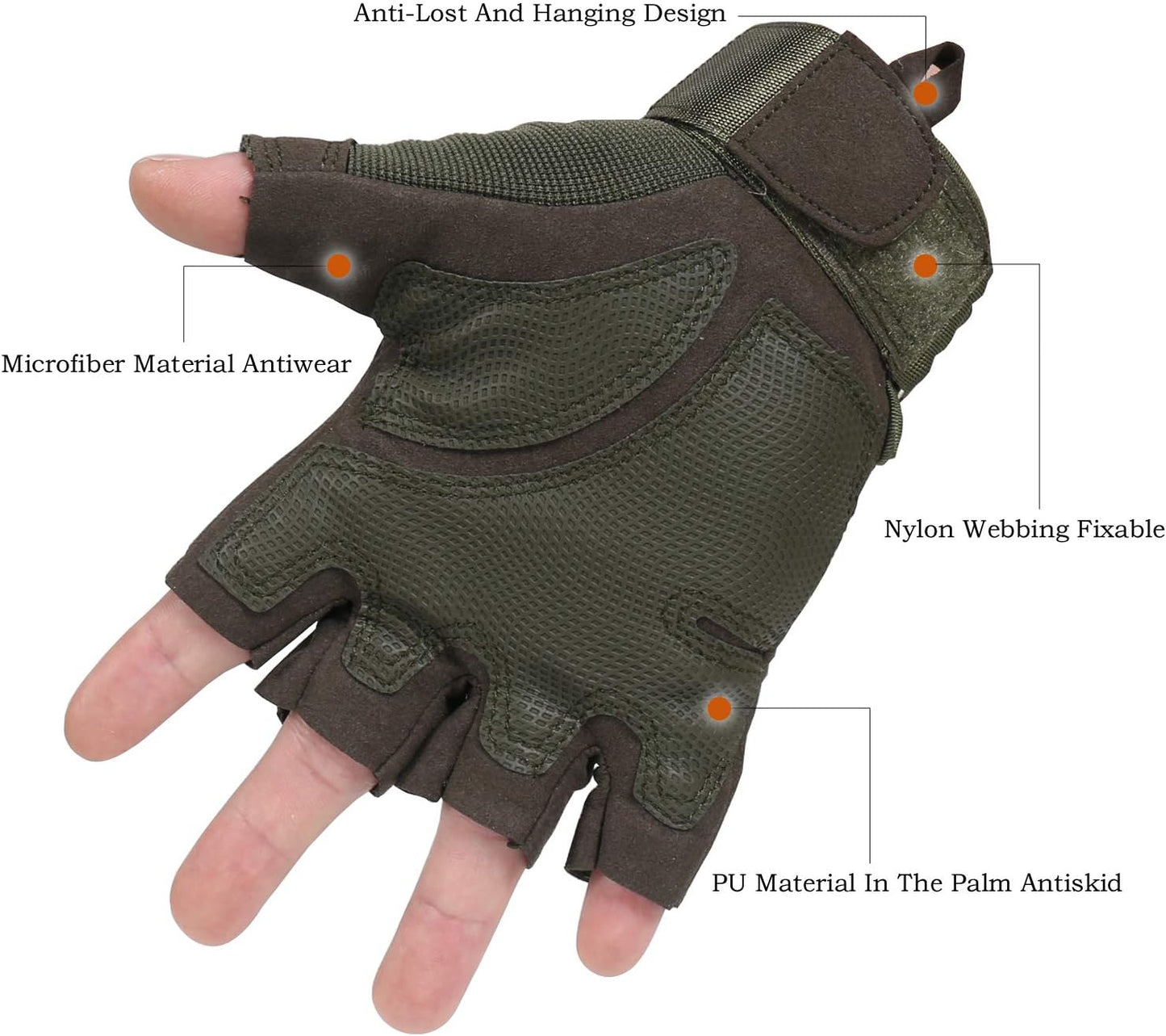 Tactical Army Military Gloves Rubber Hard Knuckle Outdoor Full Finger Touch Screen Gloves for Men Fit for Cycling Motorcycle Hunting Shooting Hiking Camping Airsoft Paintball