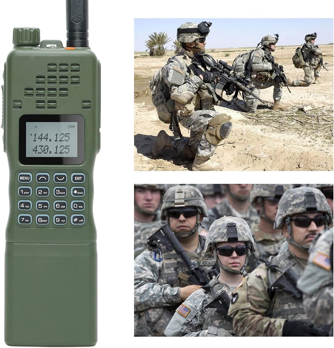 Ham Radio Baofeng AR-152 10W Long Range Two Way Radio Portable Rechargeable Military Grade Ham Radio Handheld Baofeng Walkie Talkie with Programming Cable